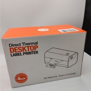 Direct Thermal Desktop Label Printer 4 Inch